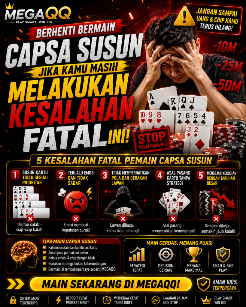 Berhenti Bermain Capsa Susun Jika Kamu Masih Melakukan Kesalahan Fatal Ini! cbd3932e 8687 475f 9e42 6f87e4dd68be
