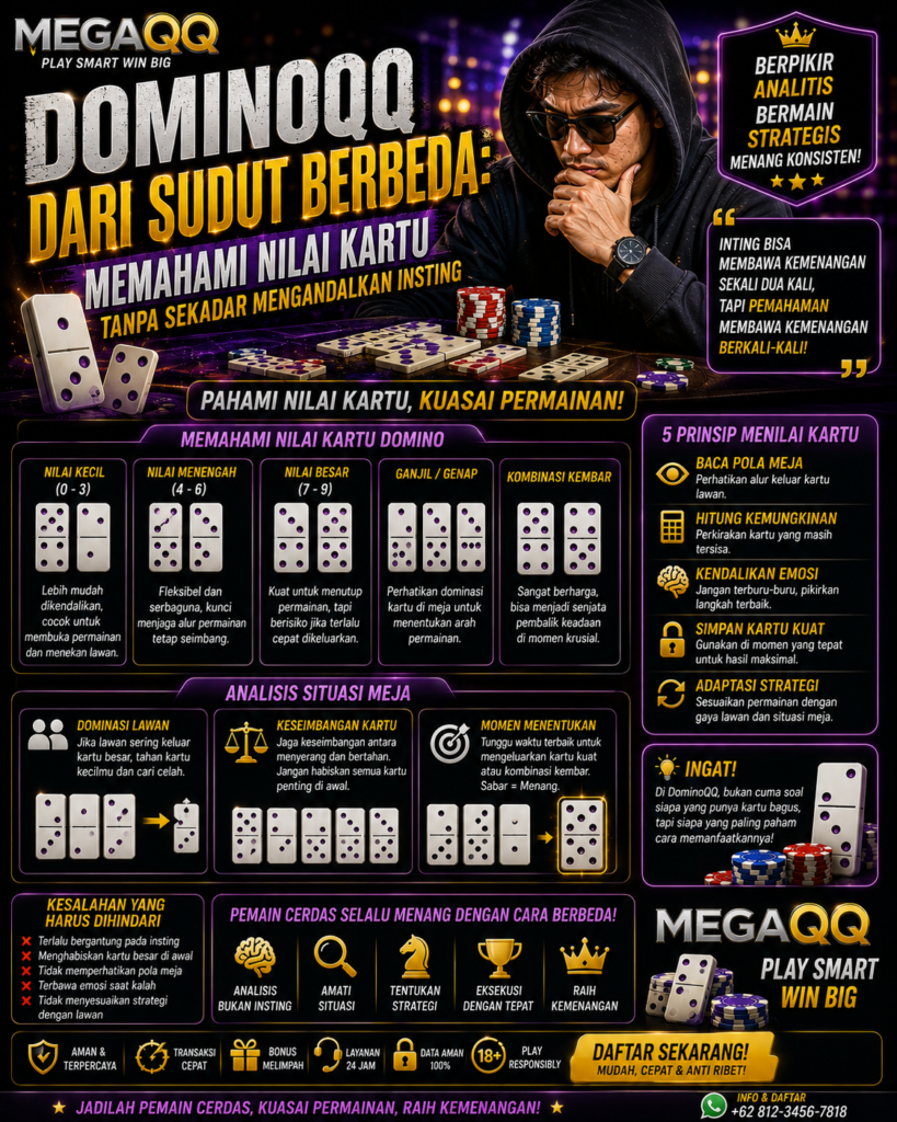DominoQQ dari Sudut Berbeda: Memahami Nilai Kartu Tanpa Sekadar Mengandalkan Insting 71eb219c a2eb 4946 bfa2 692f9c0420e6